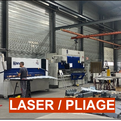 Laser et pliage